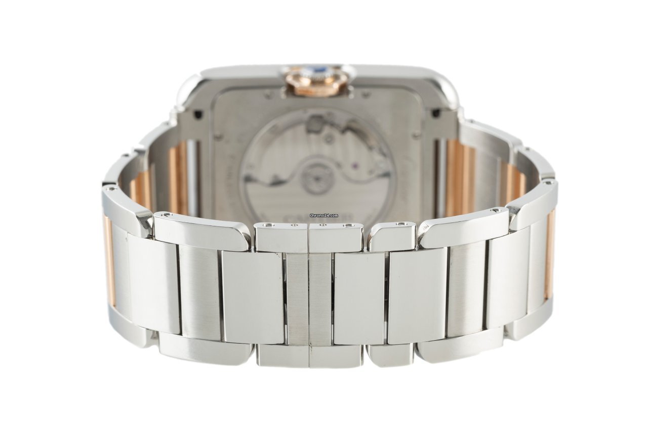 Cartier Tank Anglaise Mens watch Unisex Automatic Gold Steel 3507 6