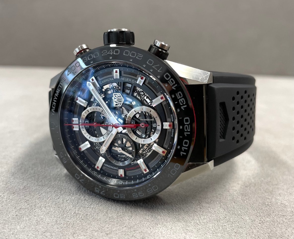TAG Heuer Carrera Calibre HEUER 01 Mens watch Unisex Automatic Steel CAR2A1Z-0 6