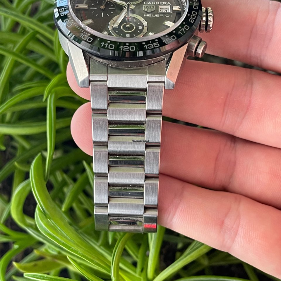 TAG Heuer Carrera Calibre HEUER 01 Mens watch Unisex Automatic Steel CAR201W.BA0714 6