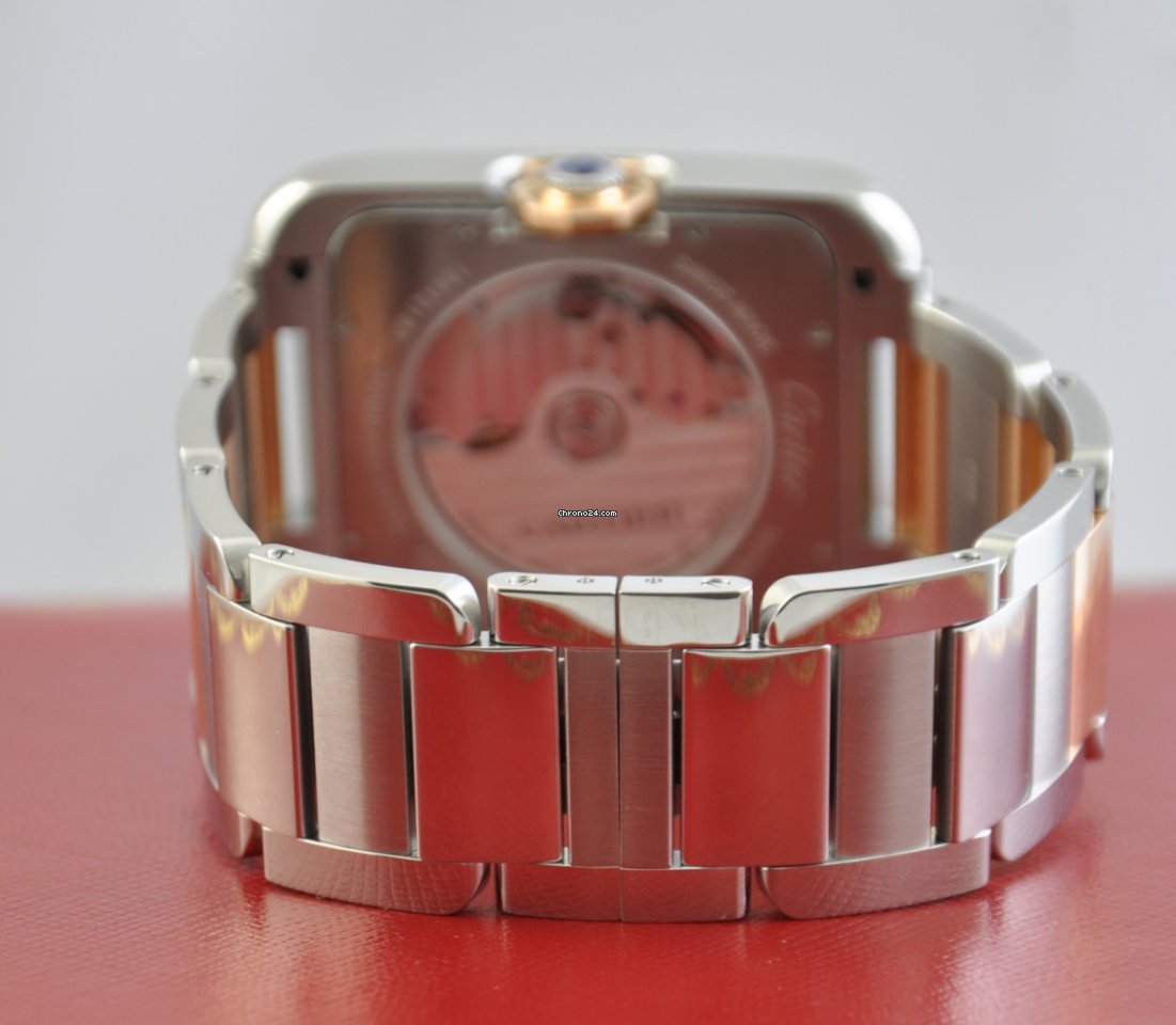 Cartier Tank Anglaise Mens watch Unisex Automatic Gold Steel w5310006 6