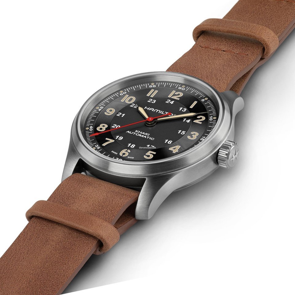 Hamilton Khaki Field Titanium Mens watch Unisex Automatic Titanium H70645533 6