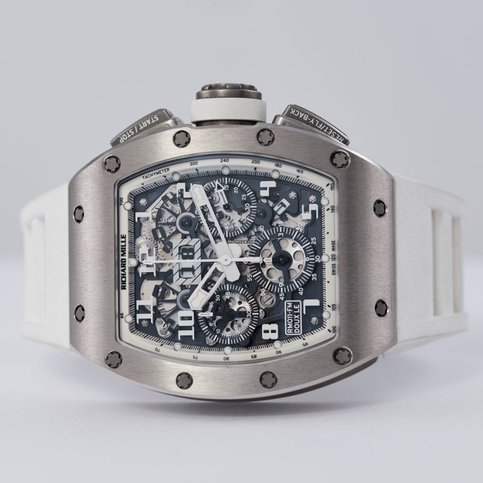 Richard Mille RM 011 Mens watch Unisex Automatic White gold RM011 6