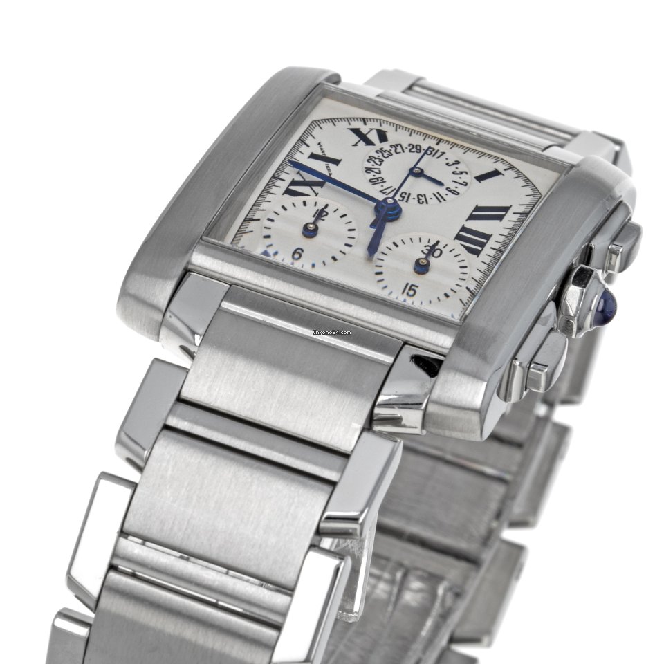 Cartier Tank Francaise Mens watch Unisex Quartz Steel W51001Q3  2303 6