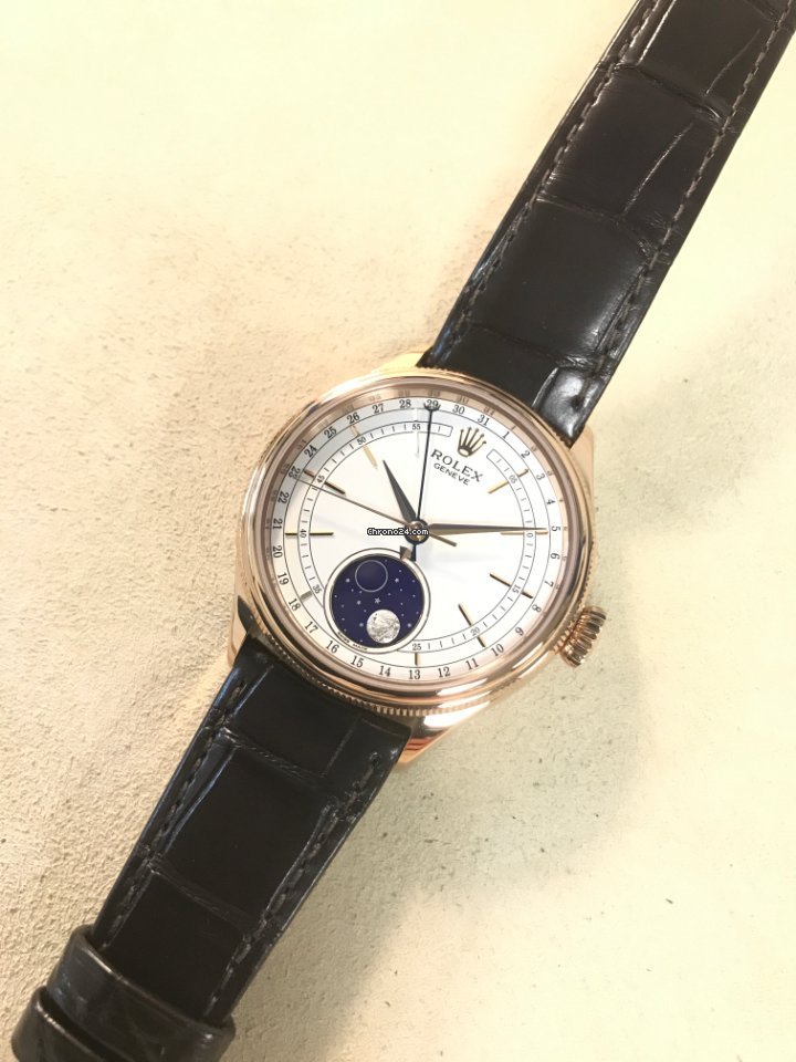 Rolex Cellini Moonphase Mens watch Unisex Rose gold Automatic 50535 6