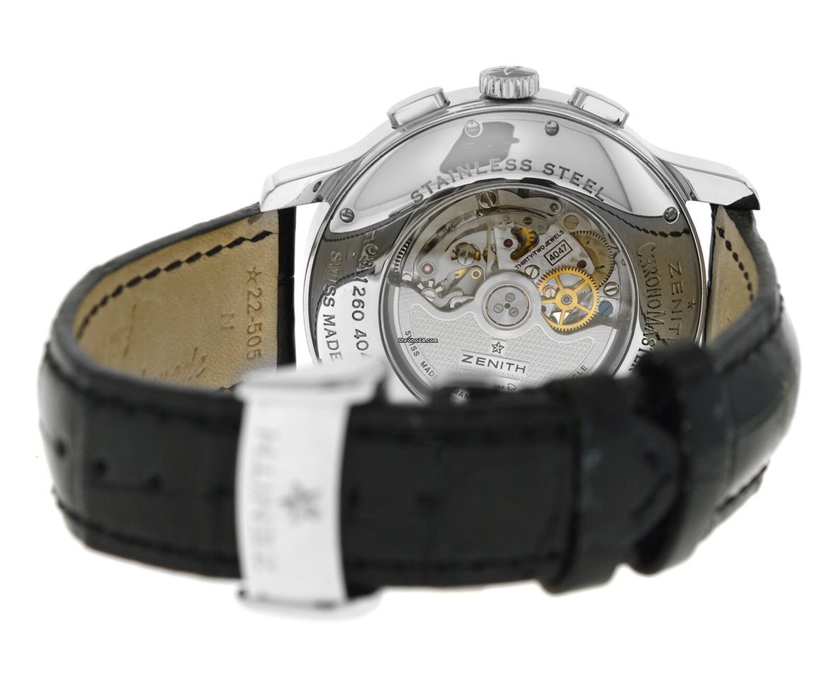 Zenith Mens watch Unisex Automatic Steel 1260 4047 6