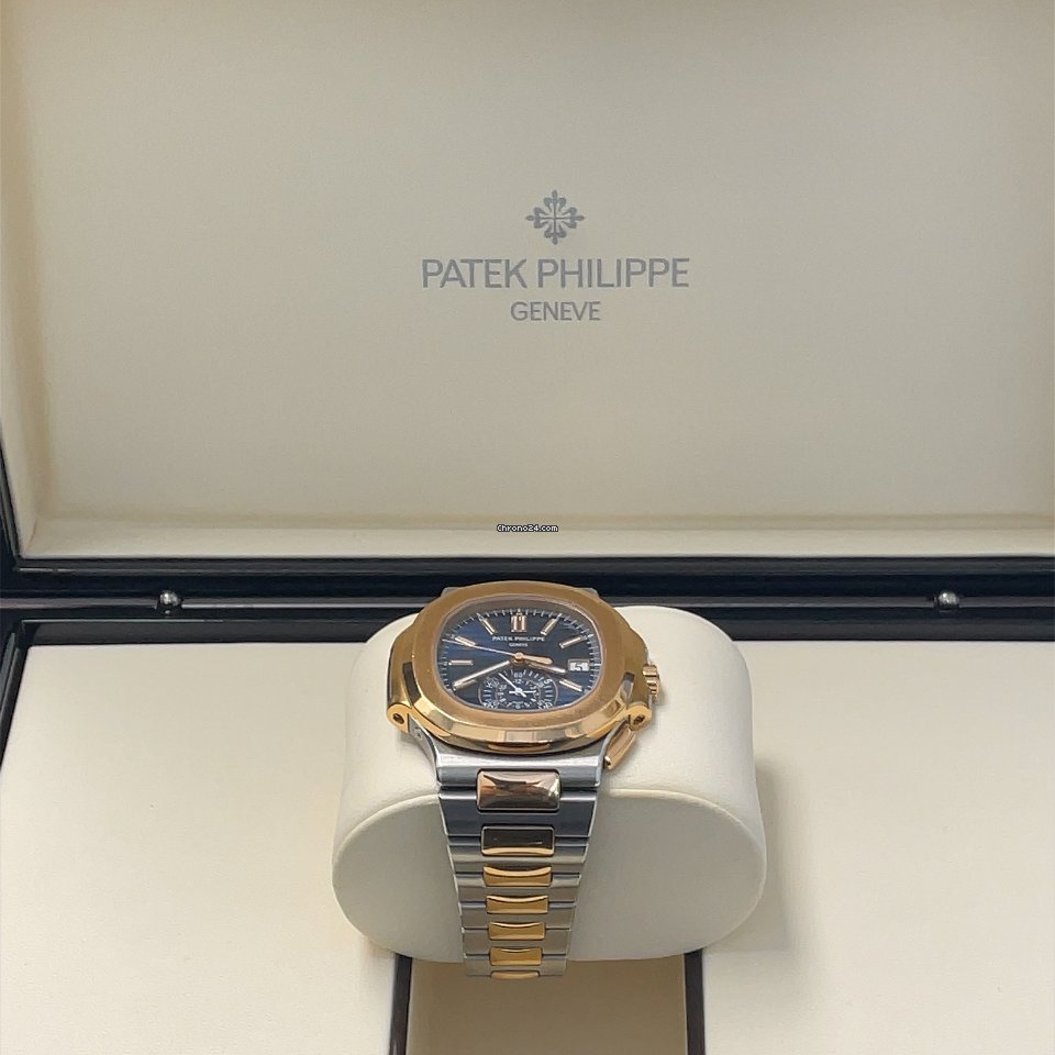 Patek Philippe Nautilus Mens watch Unisex Automatic Gold Steel 5980 1AR-001 6