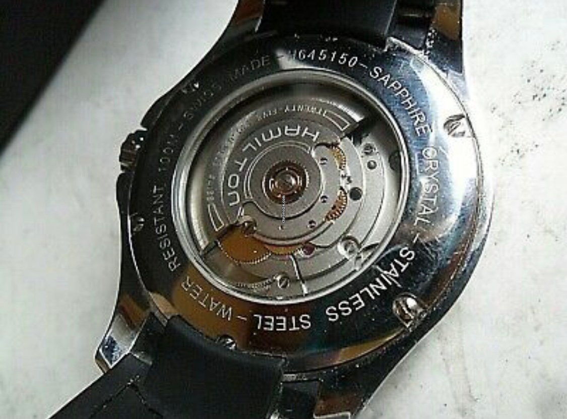 Hamilton Khaki Navy Scuba Mens watch Unisex Automatic Steel H645150 6