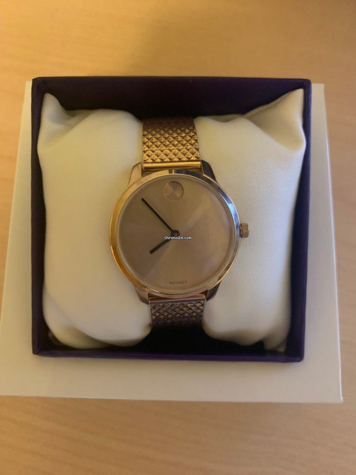 Movado Bold Mens watch Unisex Quartz Gold Steel 3600373 6