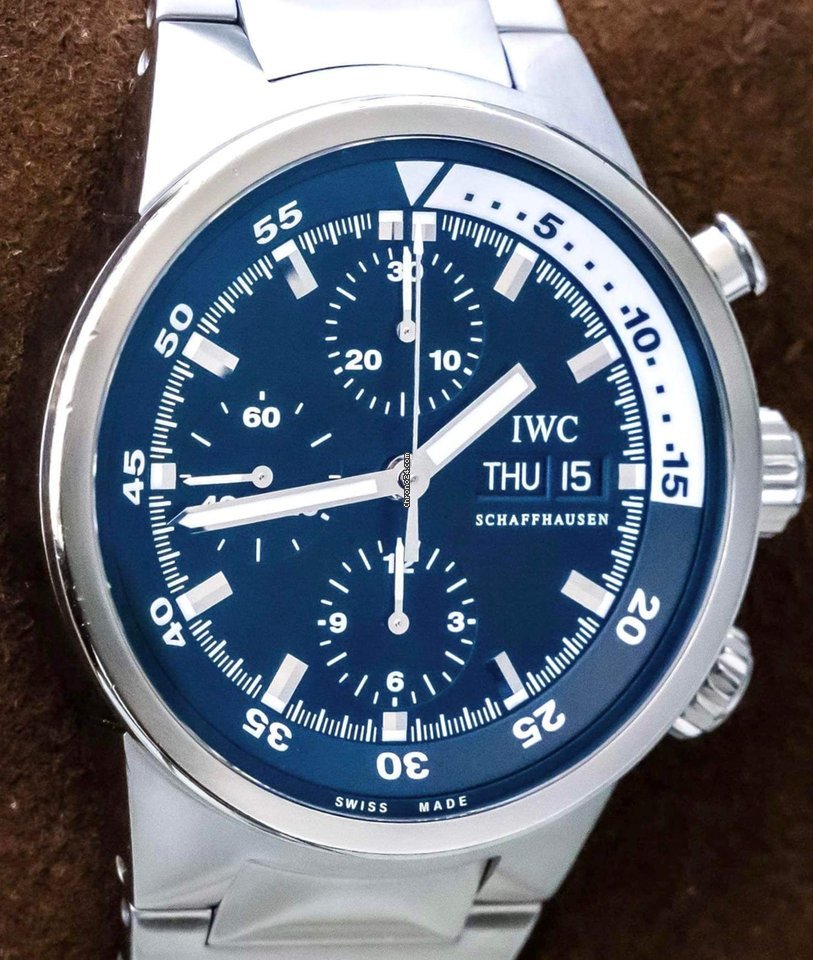 IWC Aquatimer Chronograph Mens watch Unisex Automatic Steel IW371928 6