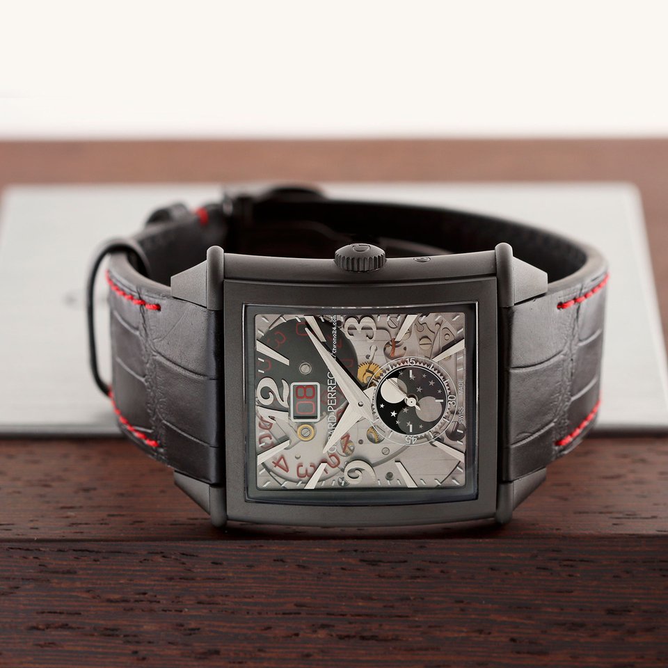 Girard Perregaux Vintage 1945 Mens watch Unisex Automatic Titanium 25882-21-223-bf6a 6