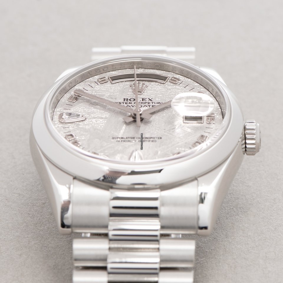 Rolex Day-Date 36 Mens watch Unisex Platinum Automatic 118206 6