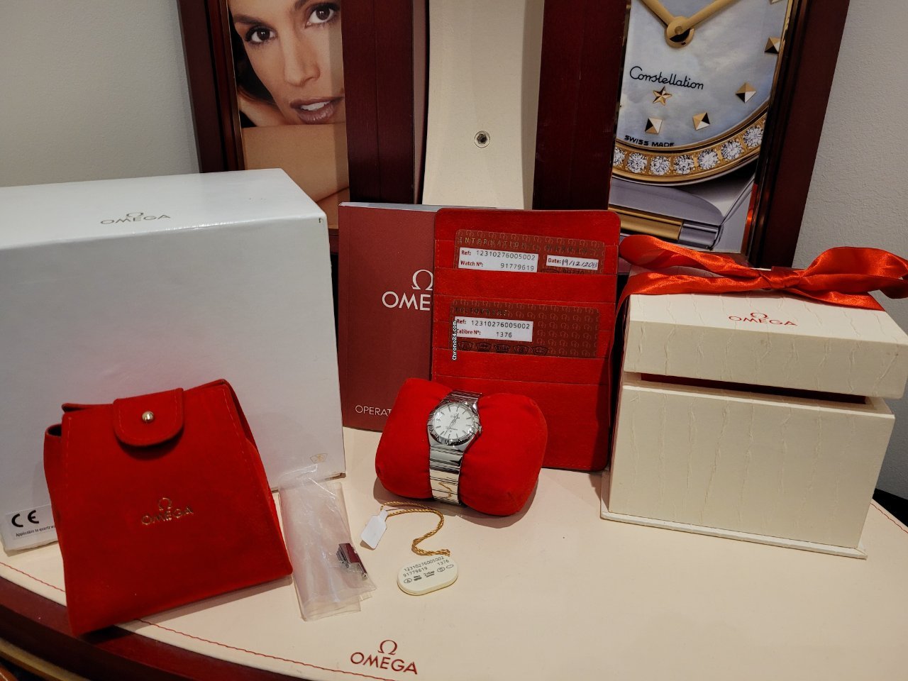 Omega Constellation Quartz Womens watch Quartz Steel 123.10.27.60.05.002 6