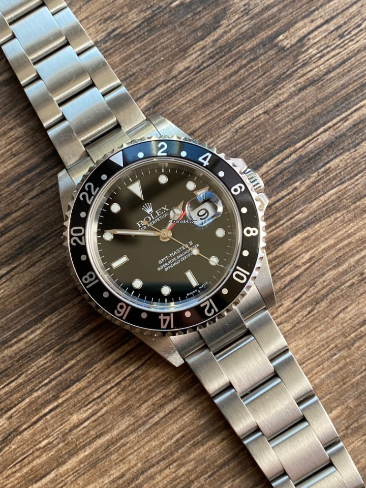 Rolex GMT-Master II Mens watch Unisex Steel Automatic 16710LN 6