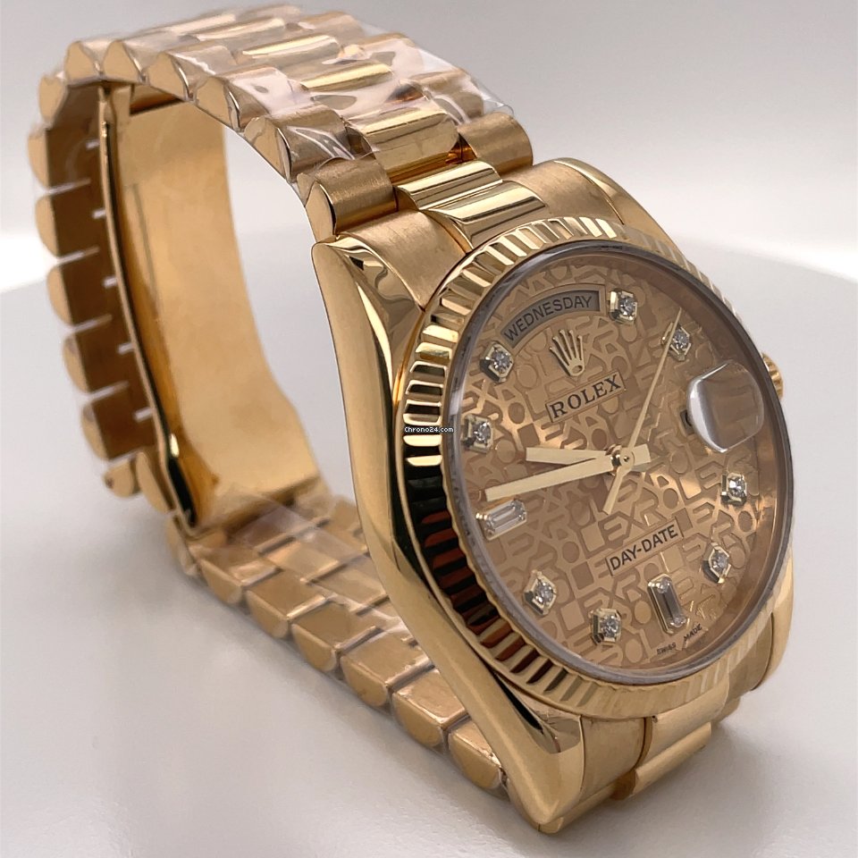 Rolex Day-Date 36 Mens watch Unisex Yellow gold Automatic 118338 6