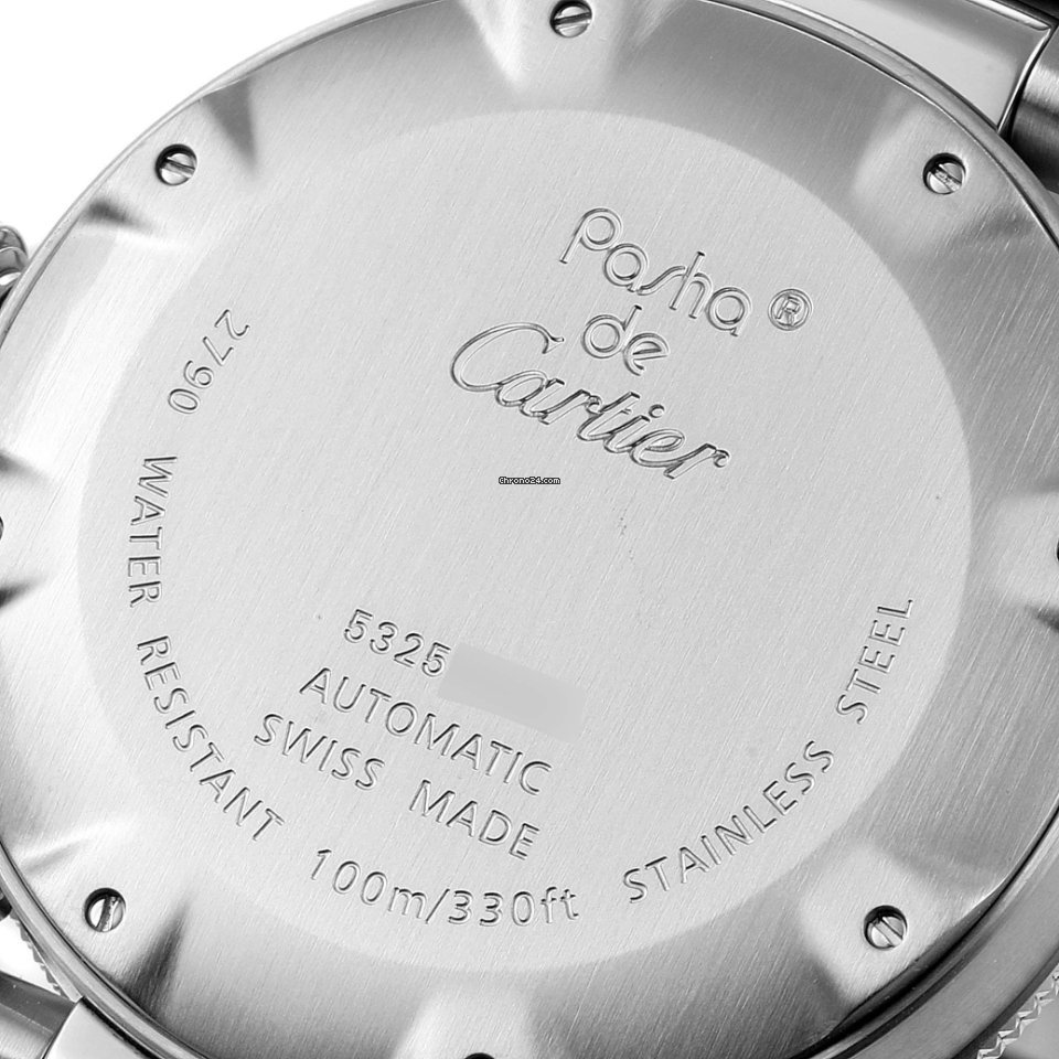Cartier Pasha Seatimer Mens watch Unisex Automatic Steel W31077M7 6