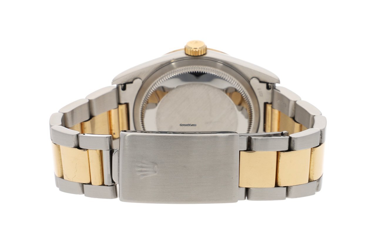 Rolex Datejust 36 Mens watch Unisex Gold Steel Automatic 16203 6