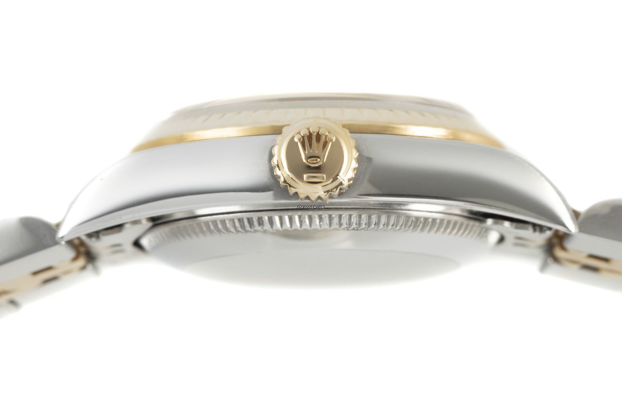 Rolex Oyster Perpetual Womens watch Gold Steel Automatic 67193 6