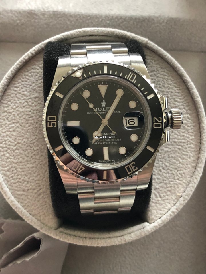 Rolex Submariner Date Mens watch Unisex Steel Automatic 16610LN 6