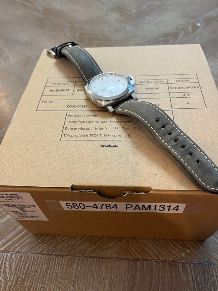 Panerai Luminor Marina Mens watch Unisex Automatic Steel PAM 01314 6