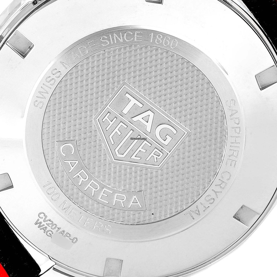 TAG Heuer Carrera Calibre 16 Mens watch Unisex Automatic Steel CV201AP.FC6429 6