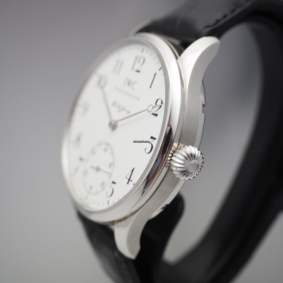 IWC Portuguese Hand-Wound Manual winding Platinum IW5442-02 6