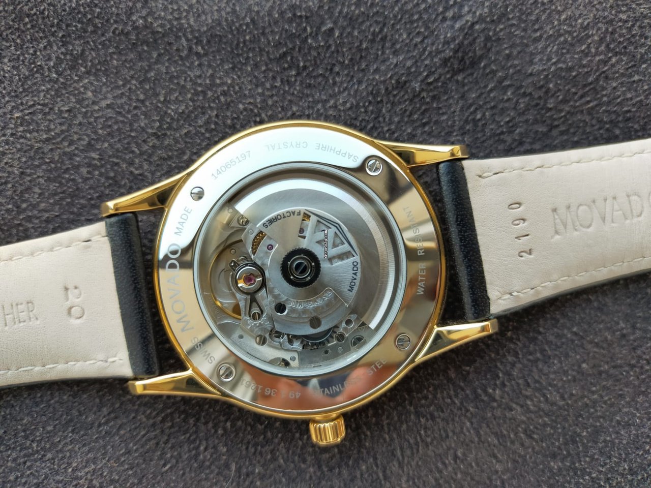 Movado Museum Mens watch Unisex Automatic Gold Steel 491361261 6