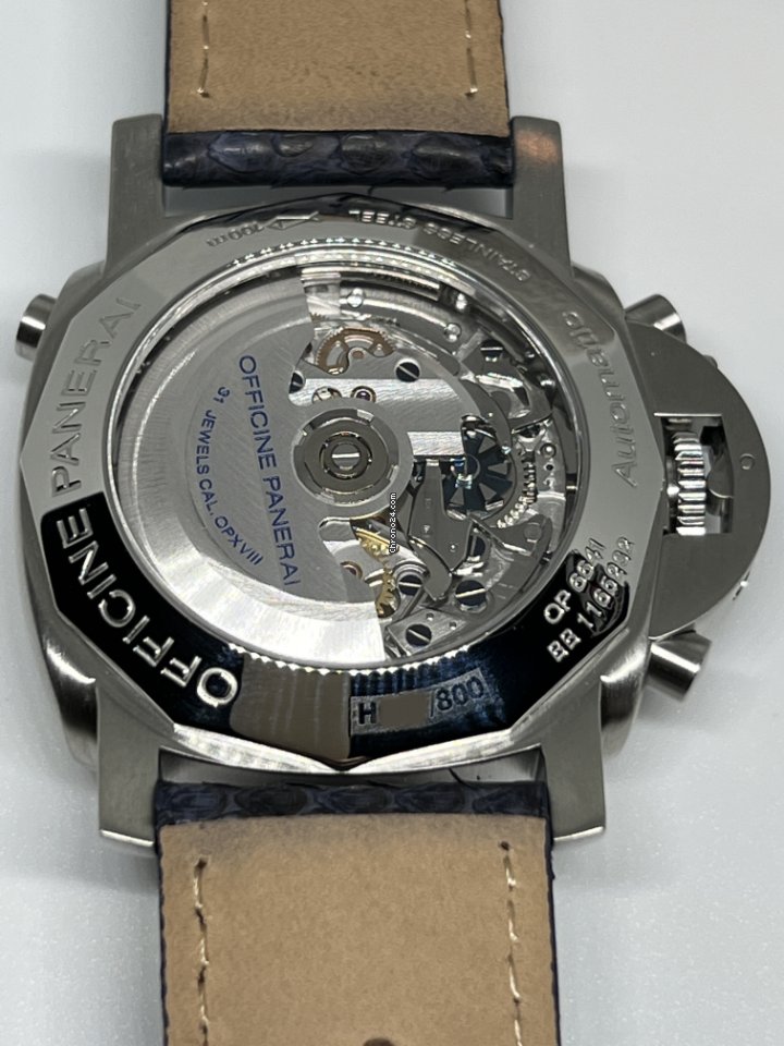 Panerai Luminor 1950 3 Days Chrono Flyback Mens watch Unisex Automatic Steel PAM 00213 6