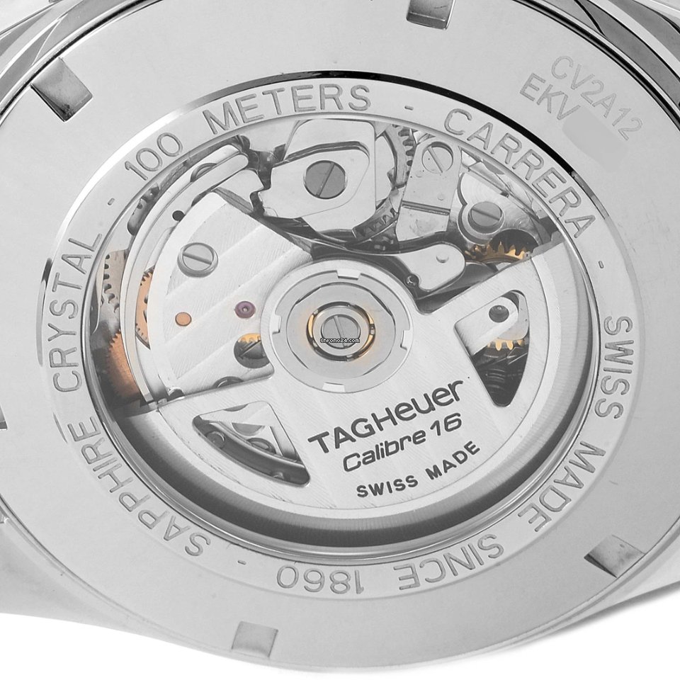 TAG Heuer Carrera Calibre 16 Mens watch Unisex Automatic Steel CV2A12.FC6236 6