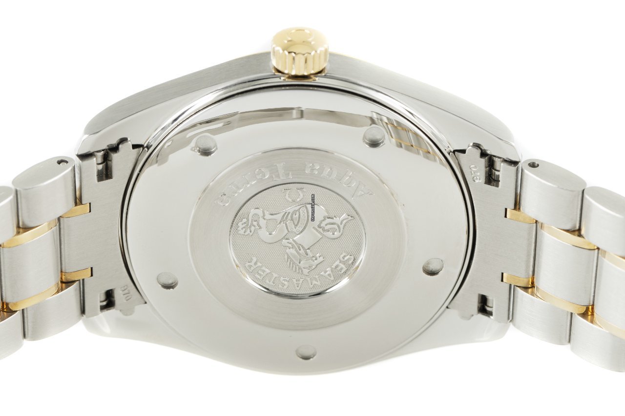 Omega Seamaster Aqua Terra Mens watch Unisex Quartz Gold Steel 2317.30.00 6