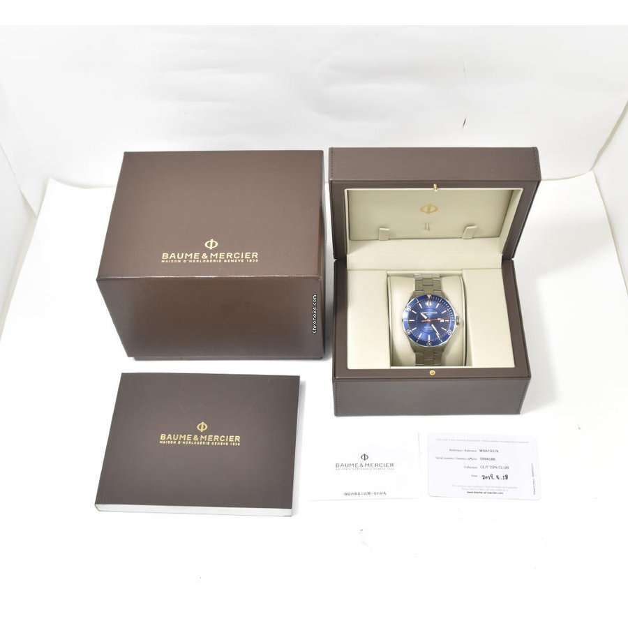 Baume & Mercier Mens watch Unisex Automatic Steel MOA10378 6