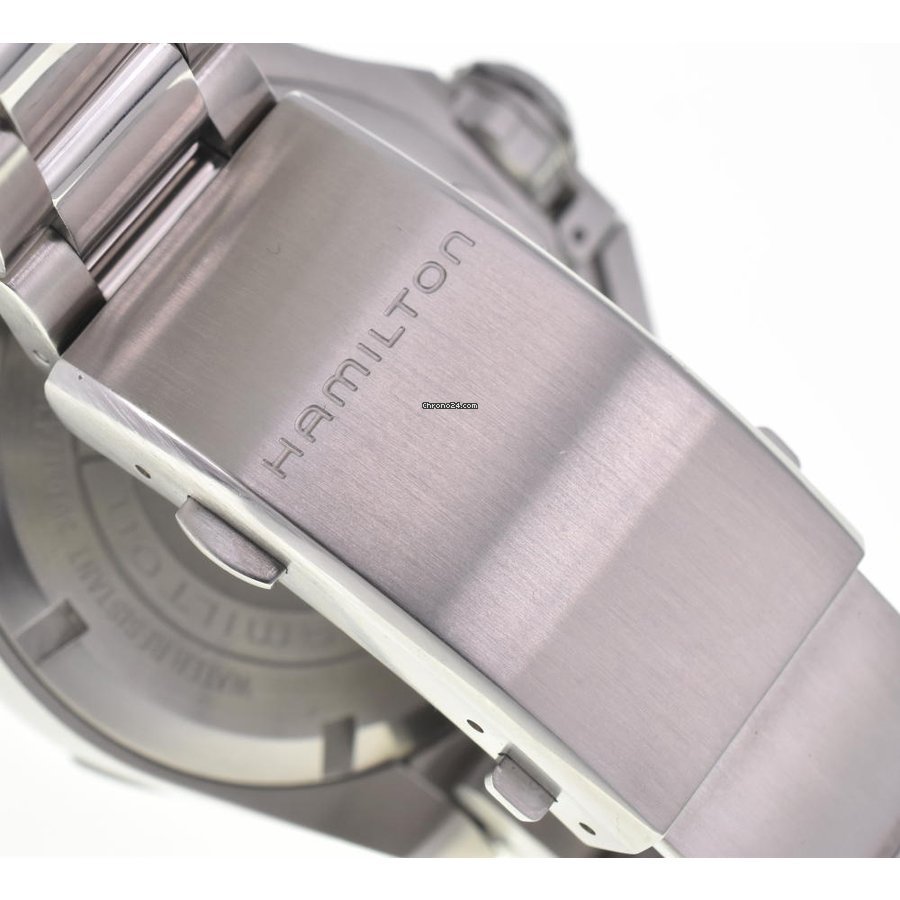 Hamilton Khaki Navy Frogman Mens watch Unisex Automatic Steel H77605135 6
