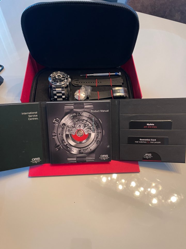 Oris Carlos Coste Limited Edition Mens watch Unisex Automatic Titanium 01 674 7655 7184-Set 6