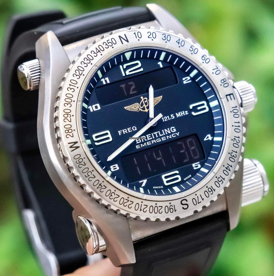 Breitling Emergency Mens watch Unisex Quartz Titanium E7632110 B576 6