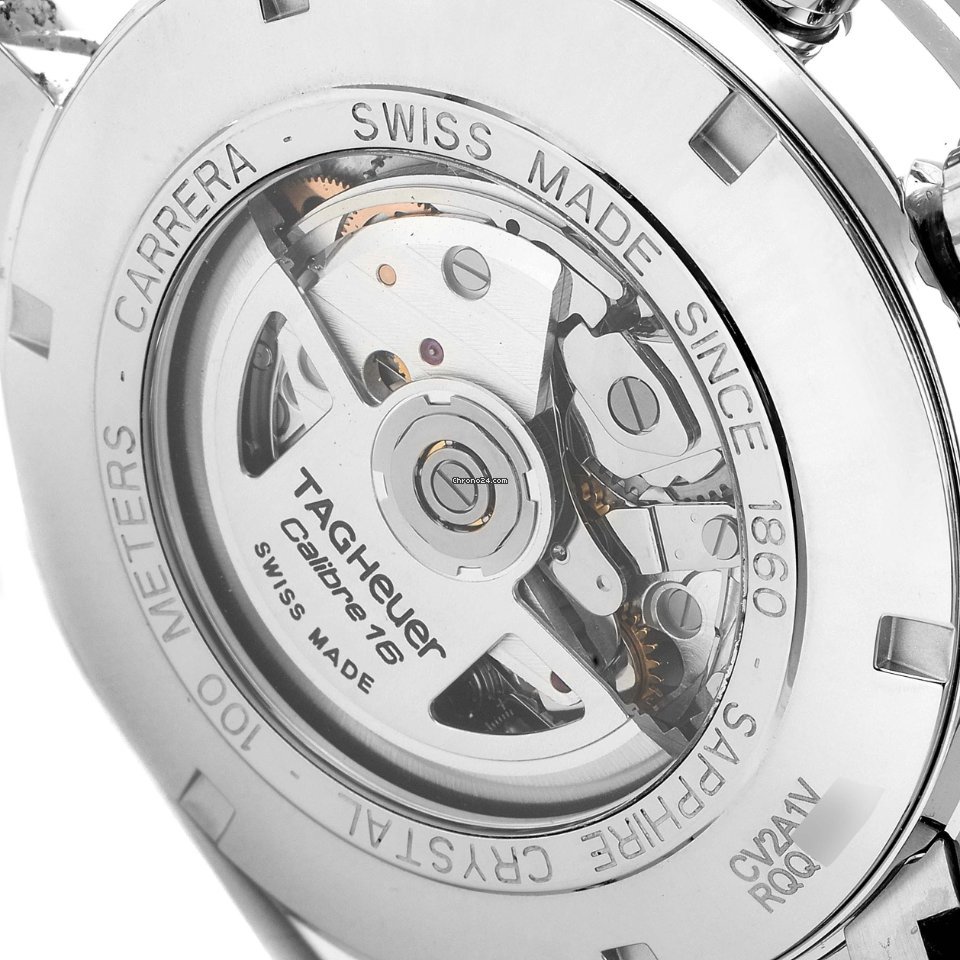 TAG Heuer Carrera Calibre 16 Mens watch Unisex Automatic Steel CV2A1V.BA0738 6