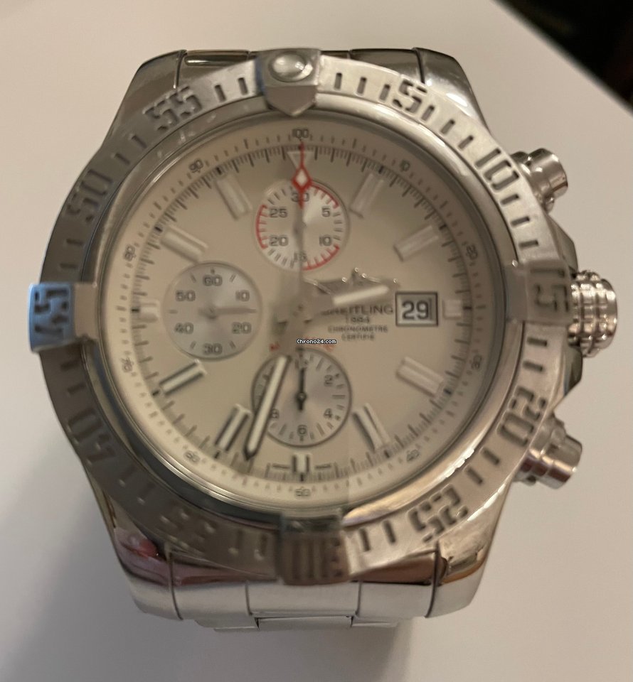 Breitling Super Avenger II Mens watch Unisex Automatic Steel A1337111.G779.168A 6