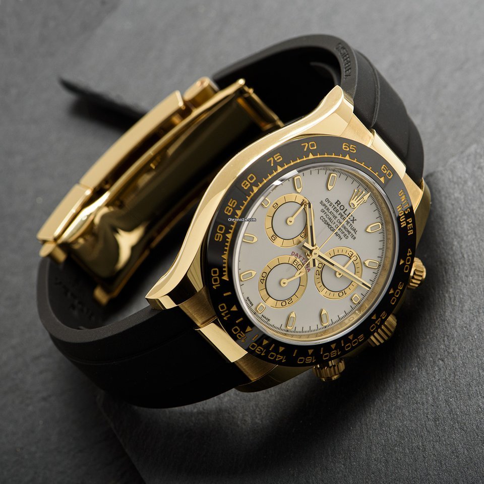 Rolex Daytona Mens watch Unisex Yellow gold Automatic 116518LN 6