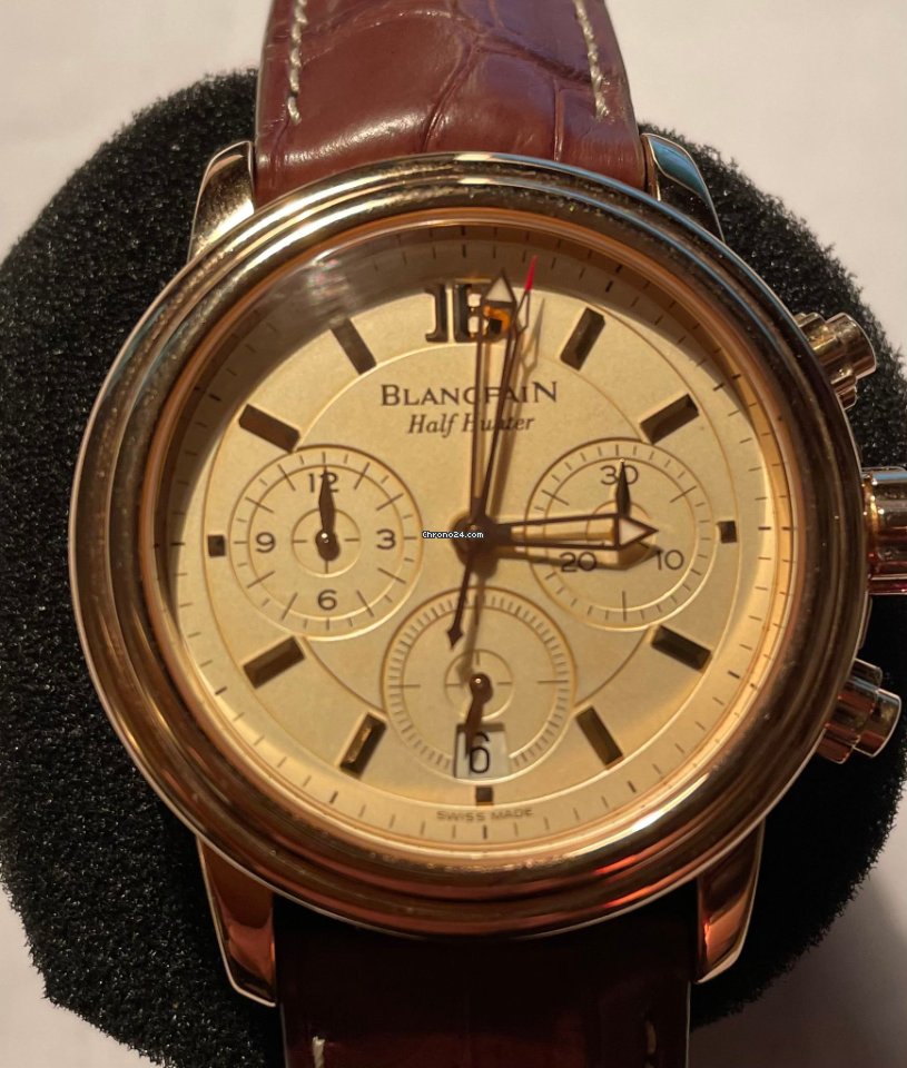 Blancpain Mens watch Unisex Automatic Rose gold 3100-1542-53B 6