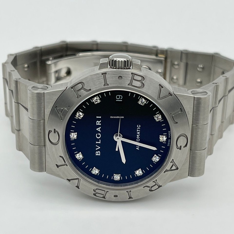 Bulgari Diagono Mens watch Unisex Automatic Steel LCV 35 S 6