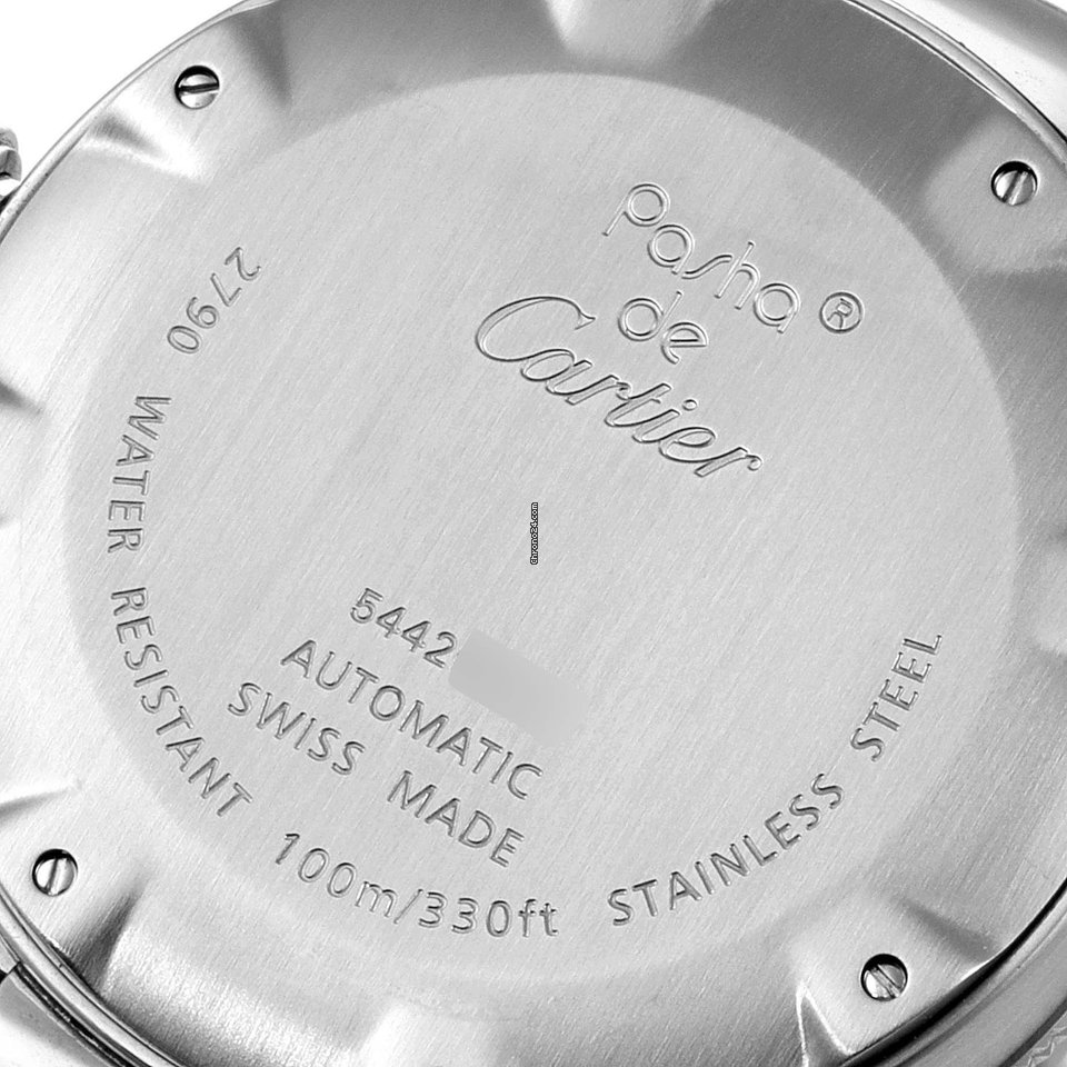 Cartier Pasha Seatimer Mens watch Unisex Automatic Steel W31080M7 6