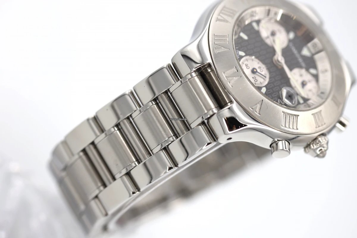 Cartier 21 Chronoscaph Mens watch Unisex Automatic Steel 2424 6
