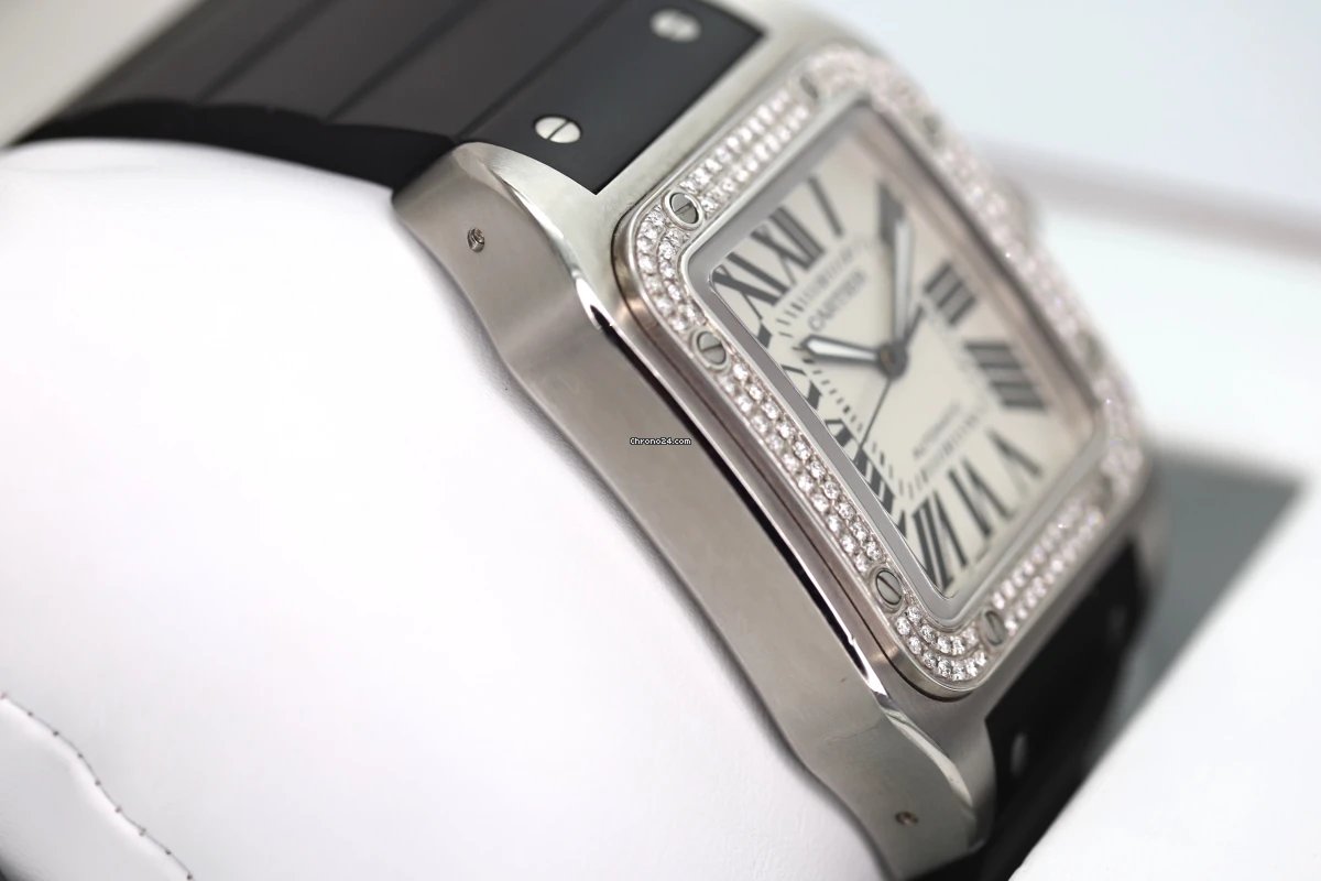 Cartier Santos 100 Mens watch Unisex Automatic Steel 2656 6