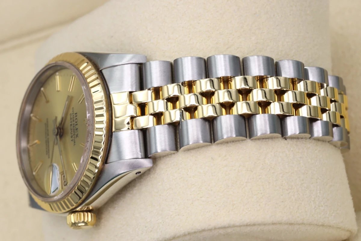 Rolex Datejust 31 Womens watch Gold Steel Automatic 68273 6