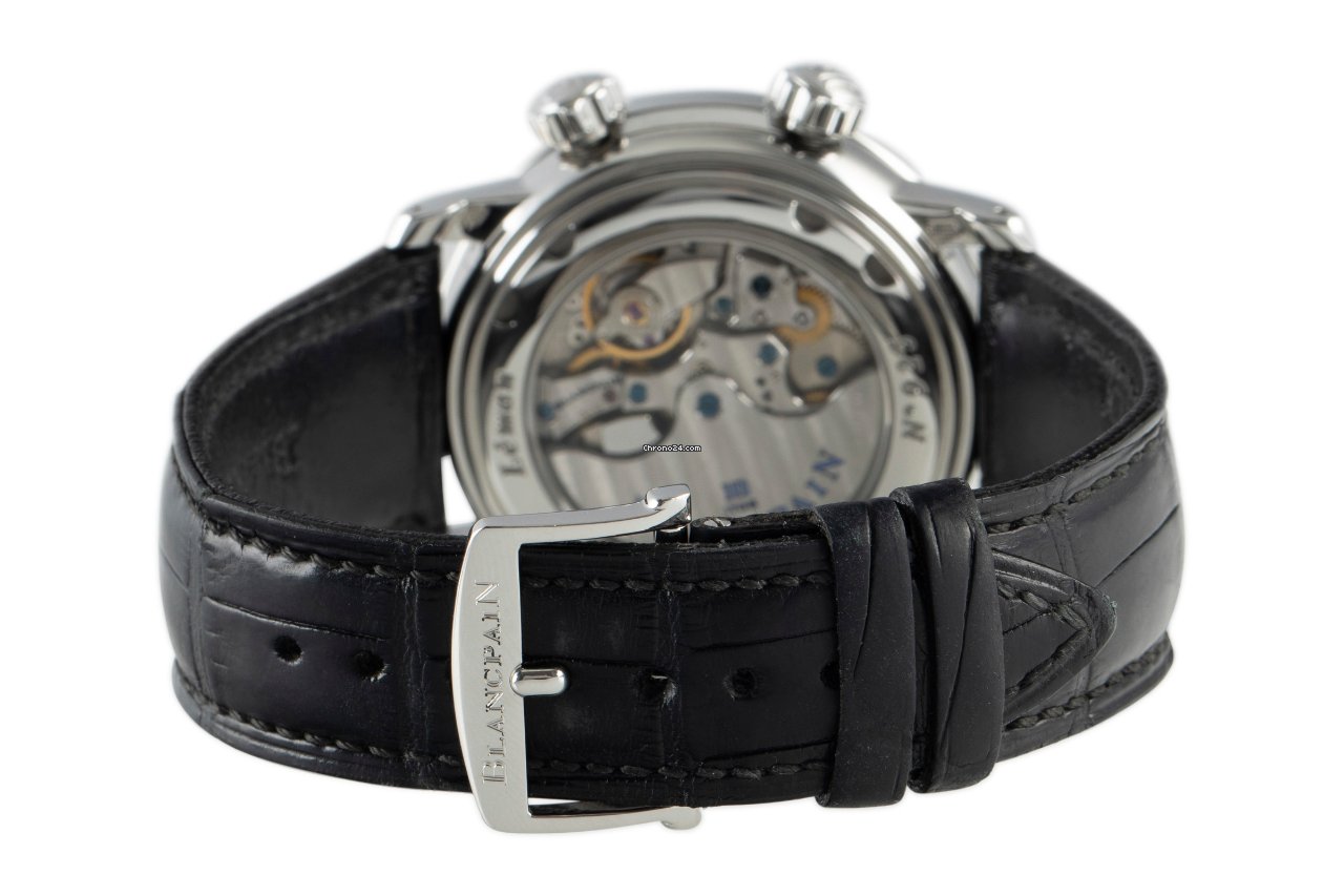 Blancpain Leman Reveil GMT Mens watch Unisex Automatic Steel 2041-1542M-53B 6