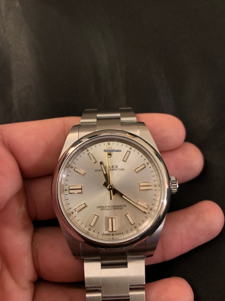 Rolex Oyster Perpetual 41 Mens watch Unisex Steel Automatic 124300-0001 6