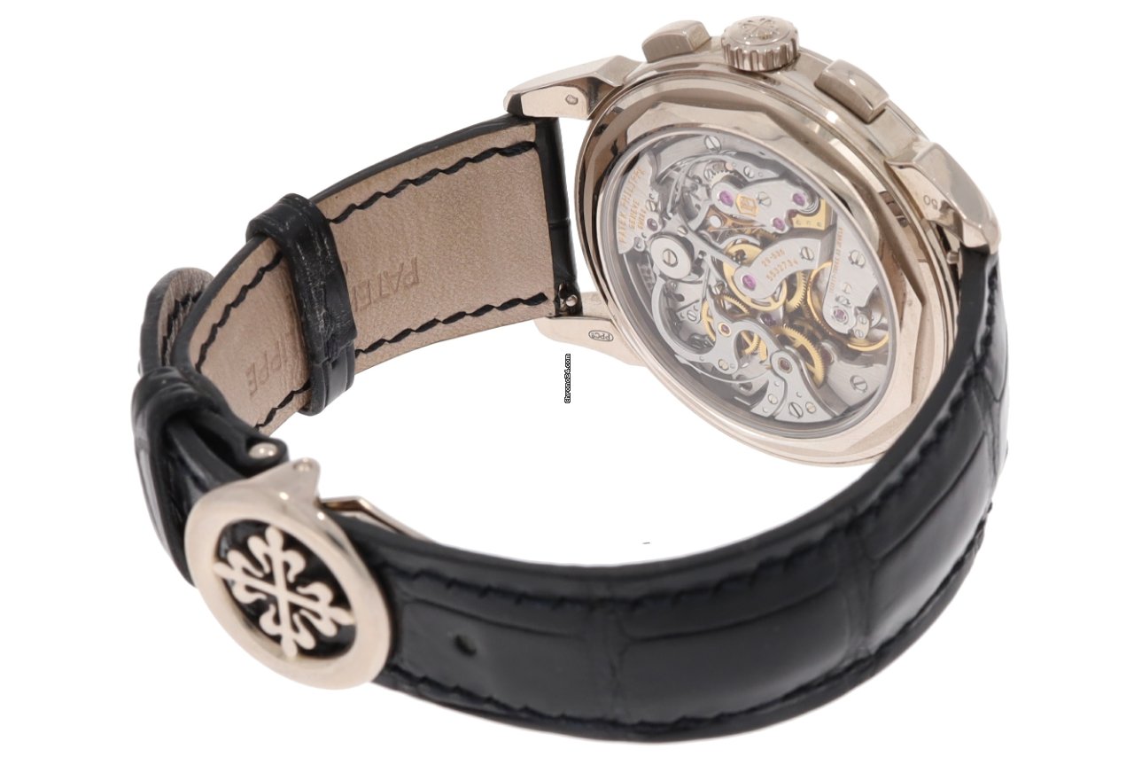 Patek Philippe Perpetual Calendar Chronograph Mens watch Unisex Manual winding White gold 5270G-001 6