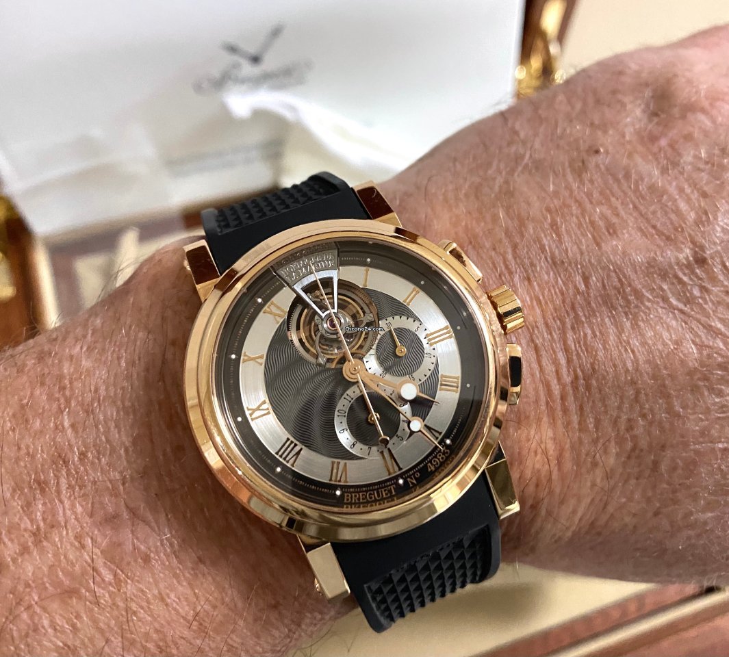 Breguet Marine Mens watch Unisex Manual winding Rose gold 5837BR 92 5ZU 6