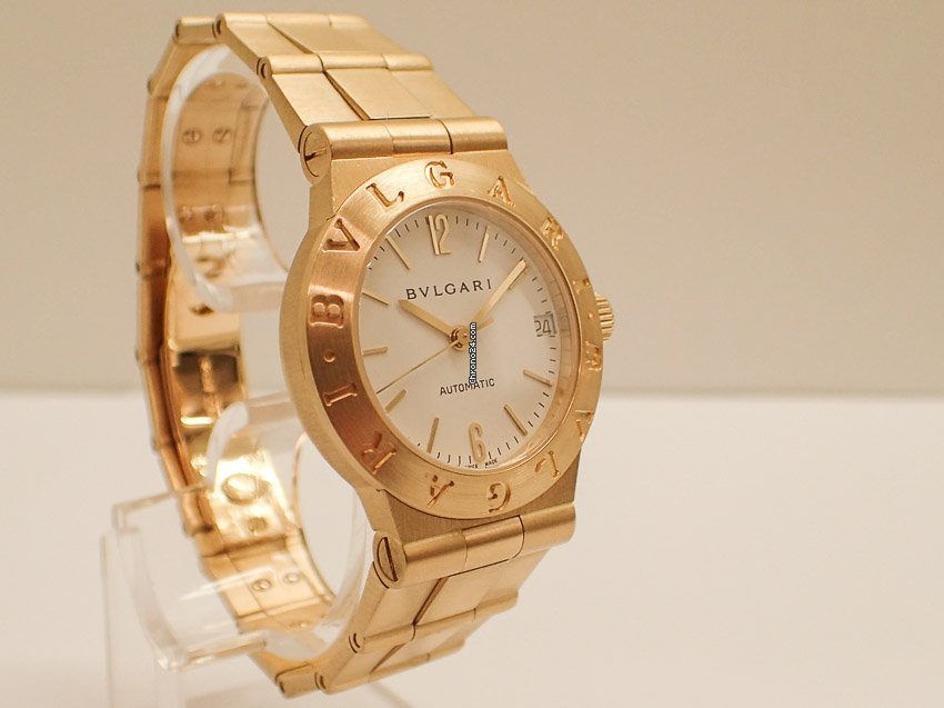 Bulgari Diagono Womens watch Automatic Yellow gold LCV 29 G 6
