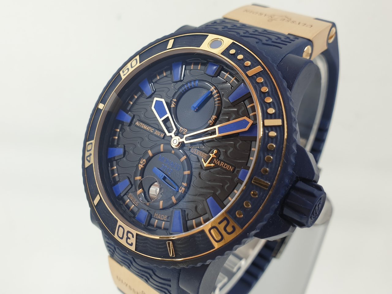 Ulysse Nardin Maxi Marine Diver Mens watch Unisex Automatic Gold Steel 263-98 6