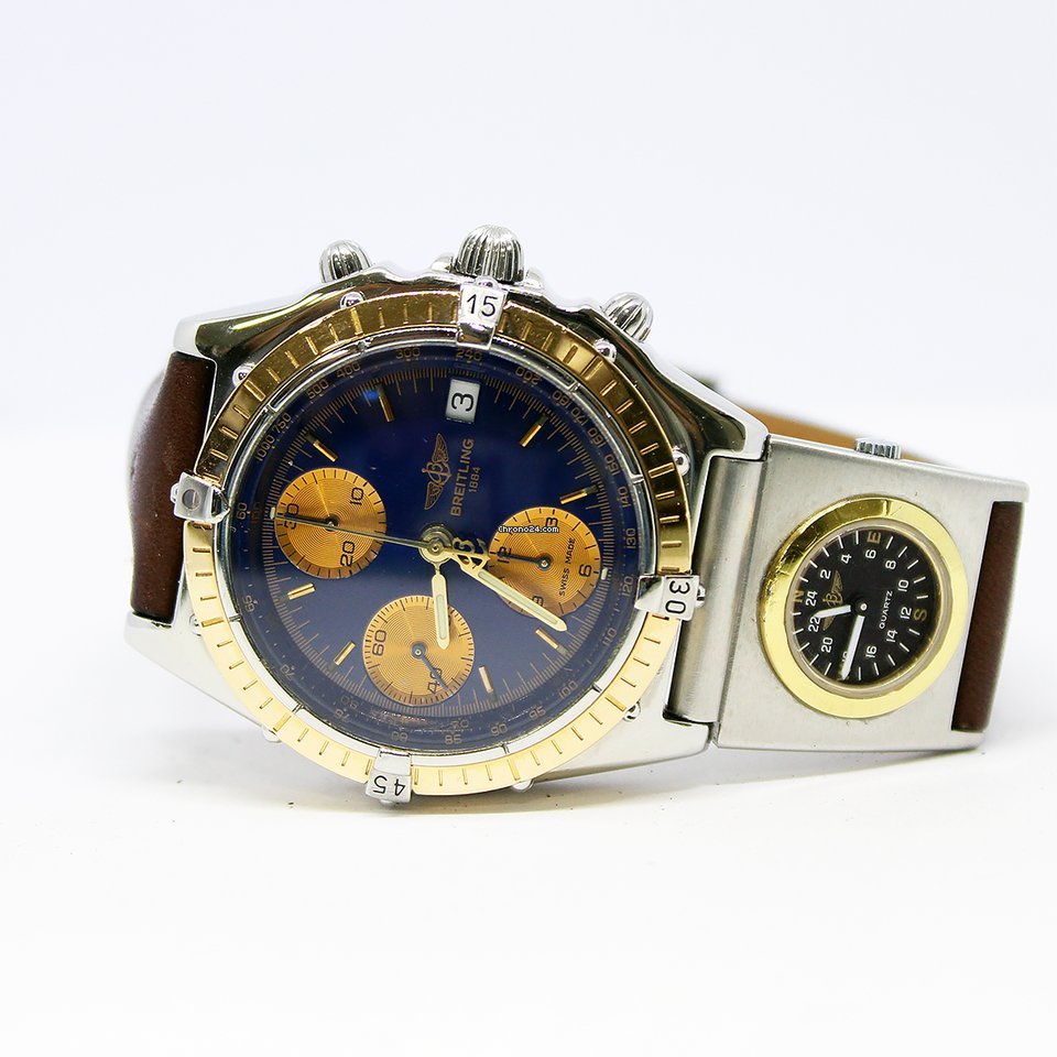 Breitling Chronomat Mens watch Unisex Automatic Gold Steel C13048 6