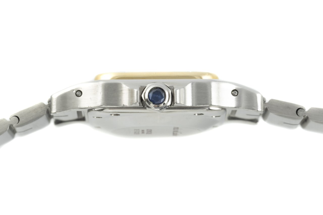 Cartier Santos Womens watch Automatic Gold Steel 0902 6